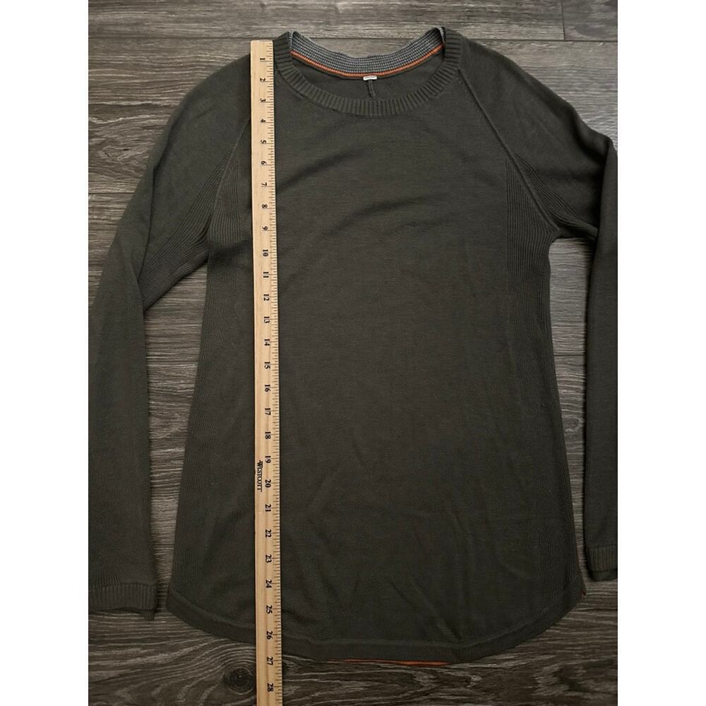 Lululemon Sunshine Coast Long Sleeve Fatigue Green - Picture 2 of 8